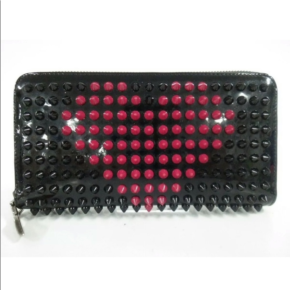 Authentic Christian Louboutin zip wallet Panettone - Picture 2 of 6